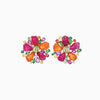 Multi Stone Blossom Earrings